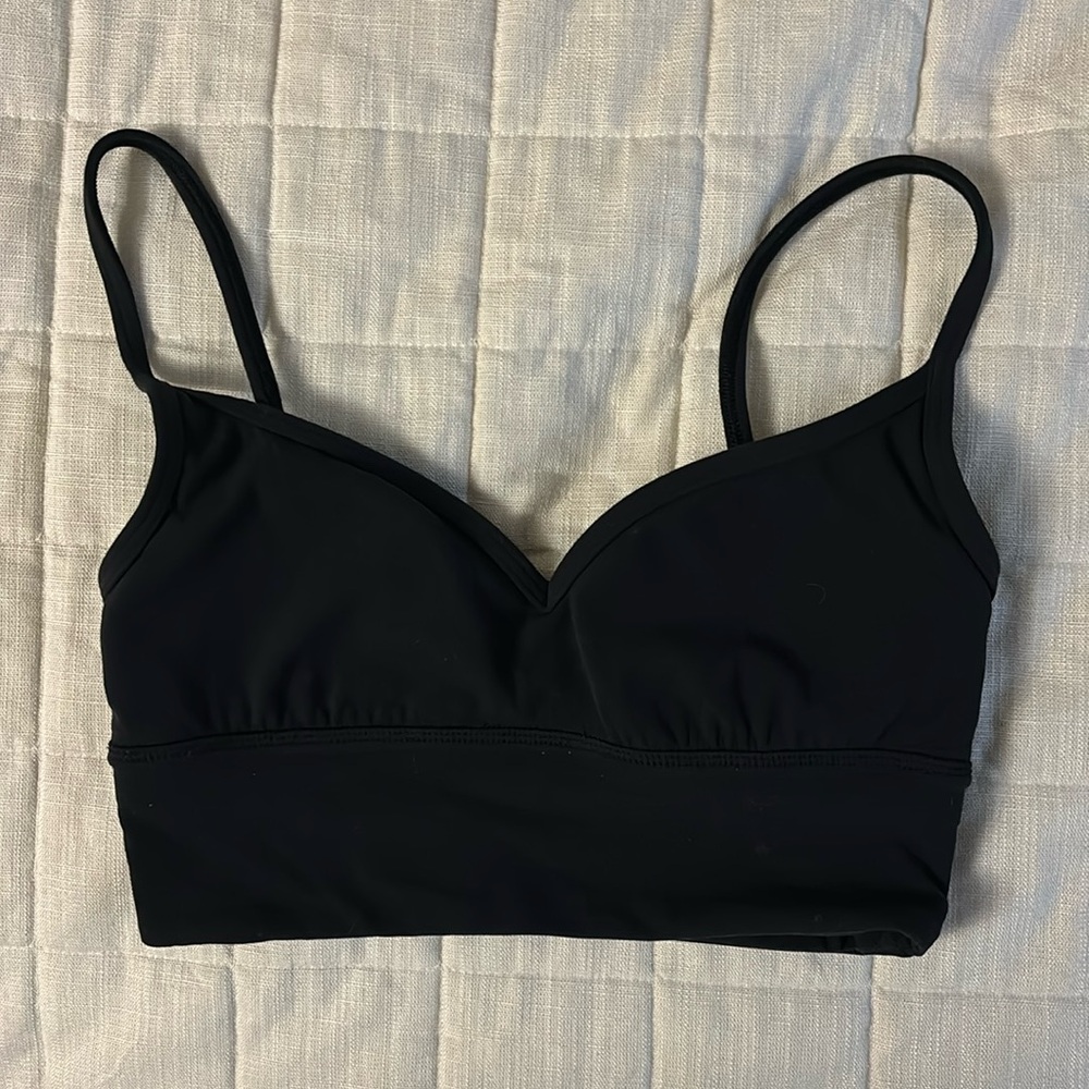 NWOT Lululemon Align Sweetheart Bra a/b cup black size 4
